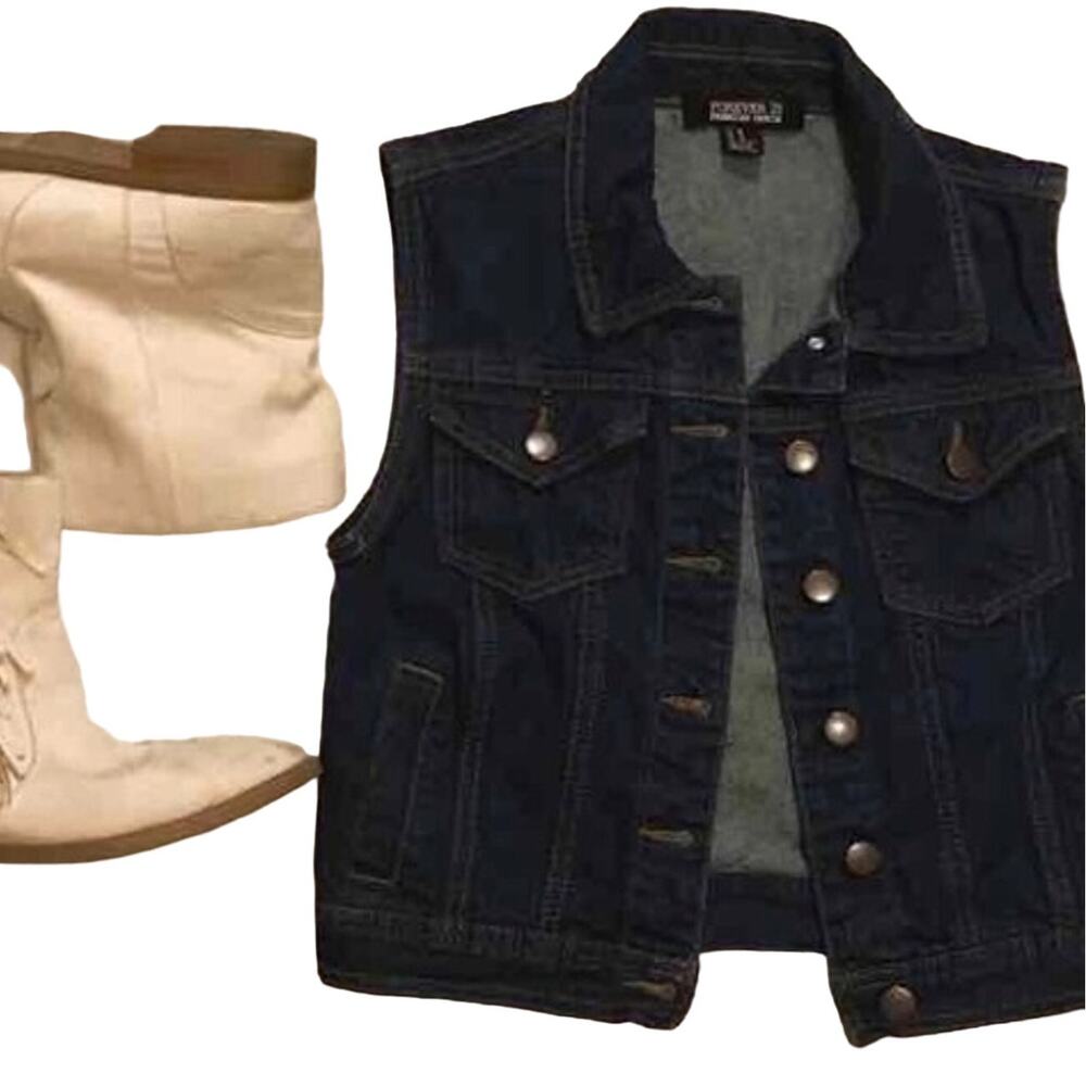 Forever21 jean vest